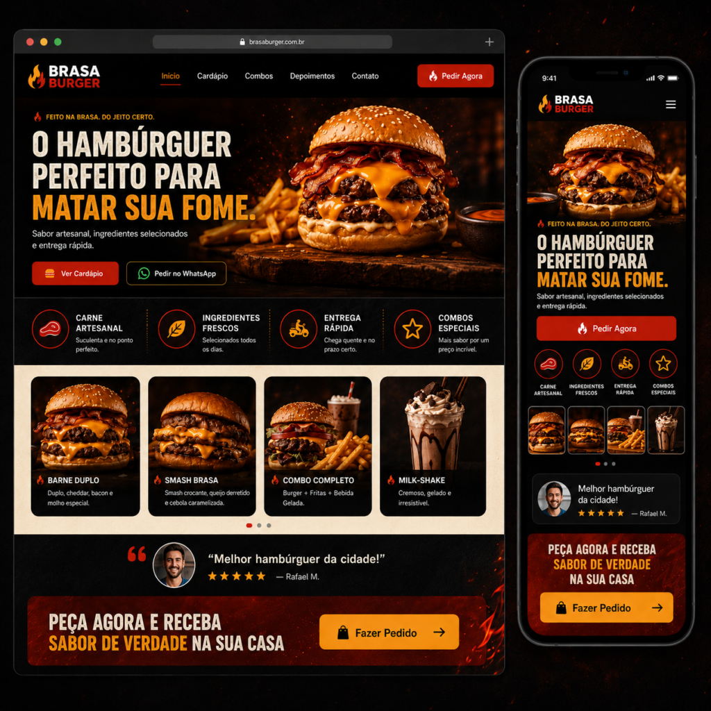 Modelo Hamburgueria